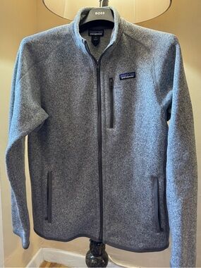 Patagonia Heather Gray Full-Zip Better Sweater Jacket